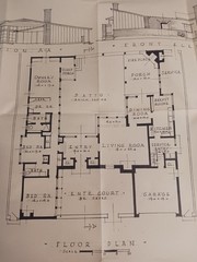 VTG 1950s Western Style Good Housekeeping Floor Plan MCM Sleek Allen Siple