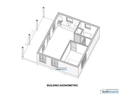 20′ x 24′ Budget Cabin Architectural Plans – PDF Download