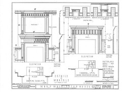 Mary Washington home, traditional colonial house, 4+ bedrooms, printed plans