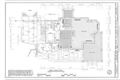 HOUSE PLANS – Tudor Revival mansion, detailed blueprints, PRINTED floor plans