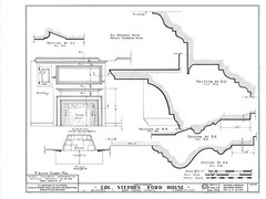 Early Colonial timber framed house, 4 bedrooms, printed architectural plans