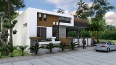House Plan 40×60 Feet 12×18 Meter 3 Beds 2 Baths Terrace Roof (A4 Hard Copy)