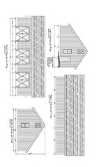 26’X48′- 48’X26′ SALT BOX 3 CAR GARAGE PLANS POLE BARN GARAGE PLAN 18-2648-SB-5