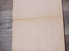 Vintage Set Of House Plans Large Blue Print Packet