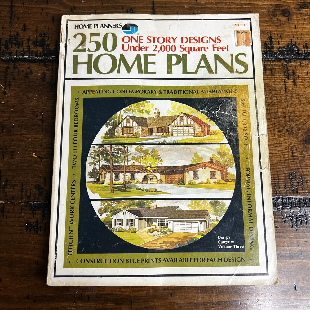 250 Home Plans Richard Pullman 1977 MilID CENTURY MODERN House Plans One story