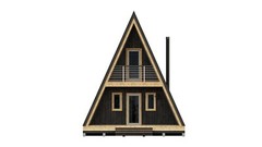 22’x42′ Tiny House Plan 1 Bed, 1 Bath Architectural Build Plans PDF Download