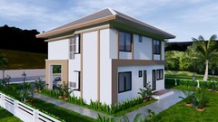 Custom House Plans 30×36 Feet 9×11 Meter 4 Beds 3 Baths Hip Roof (A4 Hard Copy)