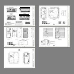 40×42 Apartment with 2-Car 1-RV Garage – PDF FloorPlan – 1,153 sqft – Model 1D