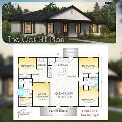 Oak Hill House Plan 1664 Heated Square Feet