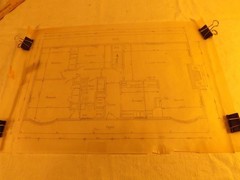 VINTAGE HOUSE BLUEPRINTS #5— 12″ X 18″ SEE PICTURES 7 PAGES