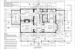 Generic Detailed Farmhouse Plans 42′ x 28′ 3 Bedrooms, 3 Baths, Wood Const.