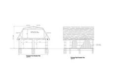 24X24 TWO CAR GARAGE PLAN POLE BARN CONSTRUCTION GAMBREL DWG 17-PB2424-GMB-1 26
