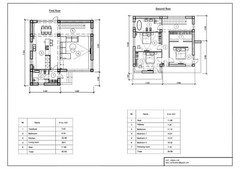 Modern house design 11.0×11.40 meters.