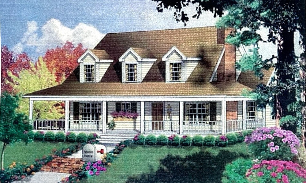 Country House With Wrap Around Porch