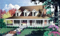 Country House With Wrap Around Porch