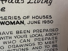 1950 Today’s Woman house plans design architecture MCM blueprints 16th barbecue