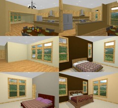 60×30 House — 3 bedroom 2 Bath — 1,800 sqft — PDF Floor Plan — Model 3A