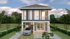 22×30 Feet Small House Plans 6.5×9 Meter 3 Beds 2 Baths Hip Roof (A4 Hard Copy)
