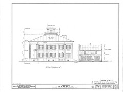d’Evereux, a Southern Style Plantation House, printed architectural house plans