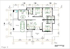 House Design Plan 16×12 Meter 52×39 Feet 3 Bedrooms Shed Roof (A4 Hard Copy)