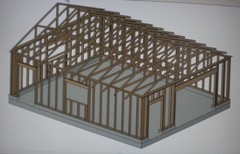 PERMIT READY 20′ x 24′ GARAGE PLAN DRAWN TO SCALE BLUEPRINTS AND MATERIALS LIST