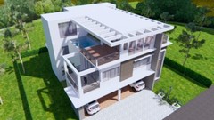 36×50 Feet House Design Plan 14×16 Meter 6 Beds 7 Baths Terrace (A4 Hard Copy)