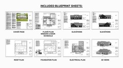 Farmhouse Barndominium – 60′ x 57′ House Plan Design – 3 Bed 3.5 Bath Office 198