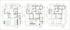 36×50 Feet House Design Plan 14×16 Meter 6 Beds 7 Baths Terrace (A4 Hard Copy)