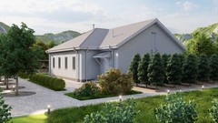 Rural Residence 3 Bed, Bathroom, 2 Car Garage CAD Blueprints Metric/Imperial