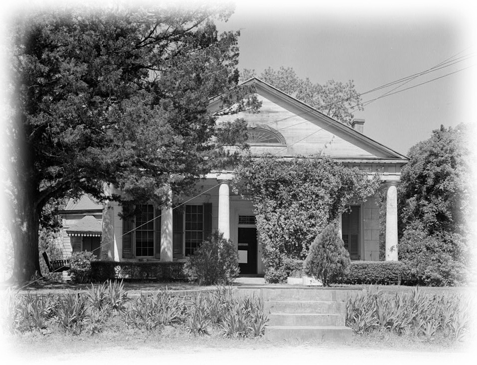 Architectural House Plans, Southern Style Antebellum country home w/ cottage