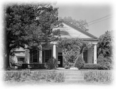 Architectural House Plans, Southern Style Antebellum country home w/ cottage