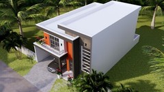 Custom House Plans 10×13.6 Meter 33×45 Feet 3 Beds 4 Baths Slap (A4 Hard Copy)