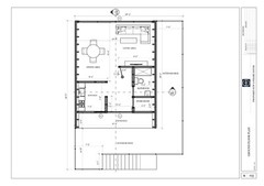 Modern A-Frame Cabin House Plan With AutoCAD File And PDF For Blueprint Plans