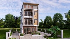 18×26 Feet 4 Beds 5 Baths House Plans 5.5×8 Meter Shed Roof (A4 Hard Copy)