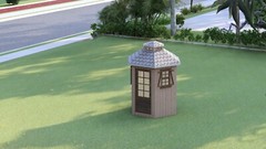 Hexagon Shed Plans – 4′ Hexagon Shape with 8′ Diameter, DIY Wood Construction