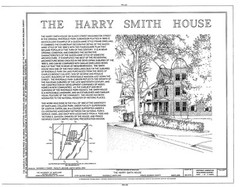 Victorian Queen Anne Style architectural home, tower, porches PRINTED PLANS