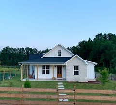 Custom House Plan Building Plans Blueprints White Cottage Style Farmhouse 1100SF