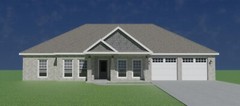 2120 sq.ft., 4 Bedroom, 3 Bath, 2-car garage – Craftsman Home / House Plan