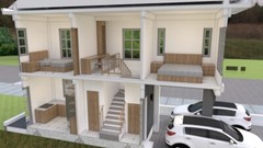 Custom House Plan 6×10.5 Meter 20×35 Feet 3 Beds 3 Baths Hip Roof (A4 Hard Copy)