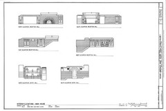 Frank Lloyd Wright’s Dana House Prairie Style home, detailed architectural plans