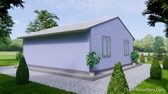 24×24 Feet 7.3×7.3 Meter 2 Cars Garage Shed Plan PDF Plans (A4 Hard Copy)