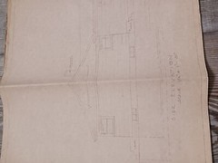 Vintage Set Of House Plans Large Blue Print Packet