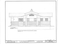 Prairie Style House, single story design, wood & stucco home, PRINTED PLANS