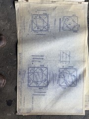 Vintage AT&T Long Lines Tower Blueprints Lot 1960s Flint Steel Lyme CT Original