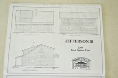 Homestead Log Homes Design Packet Vintage Catalog