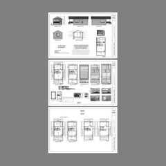18×30 Tiny House — 540 sq ft — PDF Floor Plan – Model 5G