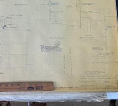 RARE Blueprints of Magnus Farm Historic Farm Rest Home Arlington Heights, IL VTG