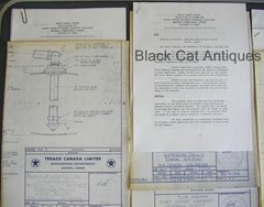 1966 Texaco Canada Dorval Airport Engineer Drawings & Specs/Contract Papers