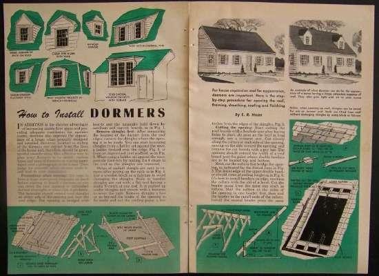 Roof DORMERS 7 Styles How-To PLANS Build Install