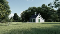 Mini Car Barn Plans with Lofts – 3 Different Sets of Pole-Barn Plans (G8)
